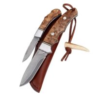комплект ловни ножове от дамаска стомана