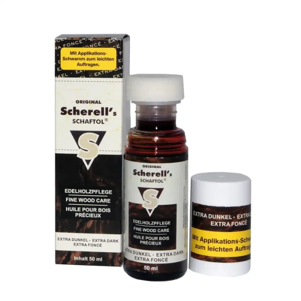maslo-za-dyrven-priklad-scherells-schaftol-extra-dark-www.lovnistoki.bg масло за дървени приклади Scherell's Schaftol Ballistol